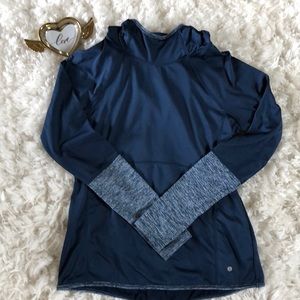 Soft blue hoodie Layer8